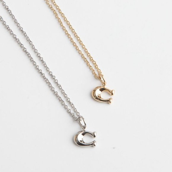 BRAND NEW COACH SIGNATURE C SILVER NECKLACE - Picture 4 of 9